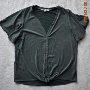 Green Casual Top